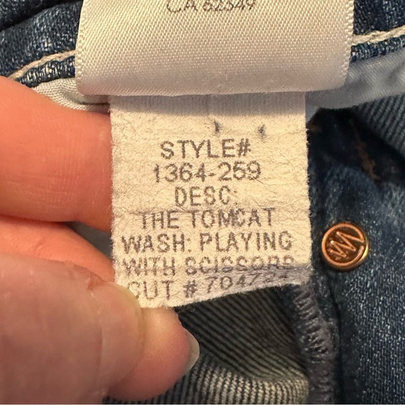 MOTHER The Tomcat, Playing With Scissors, Size 27, VGUC - Picture 12 of 13